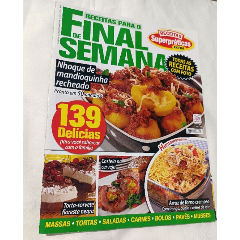 Revista - 139 delícias receitas para o fim de semana