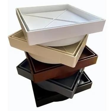 Ralo Oculto Anti-Cheiro 15x15 Porcelanato Pisos Com Tela Anti-Inseto