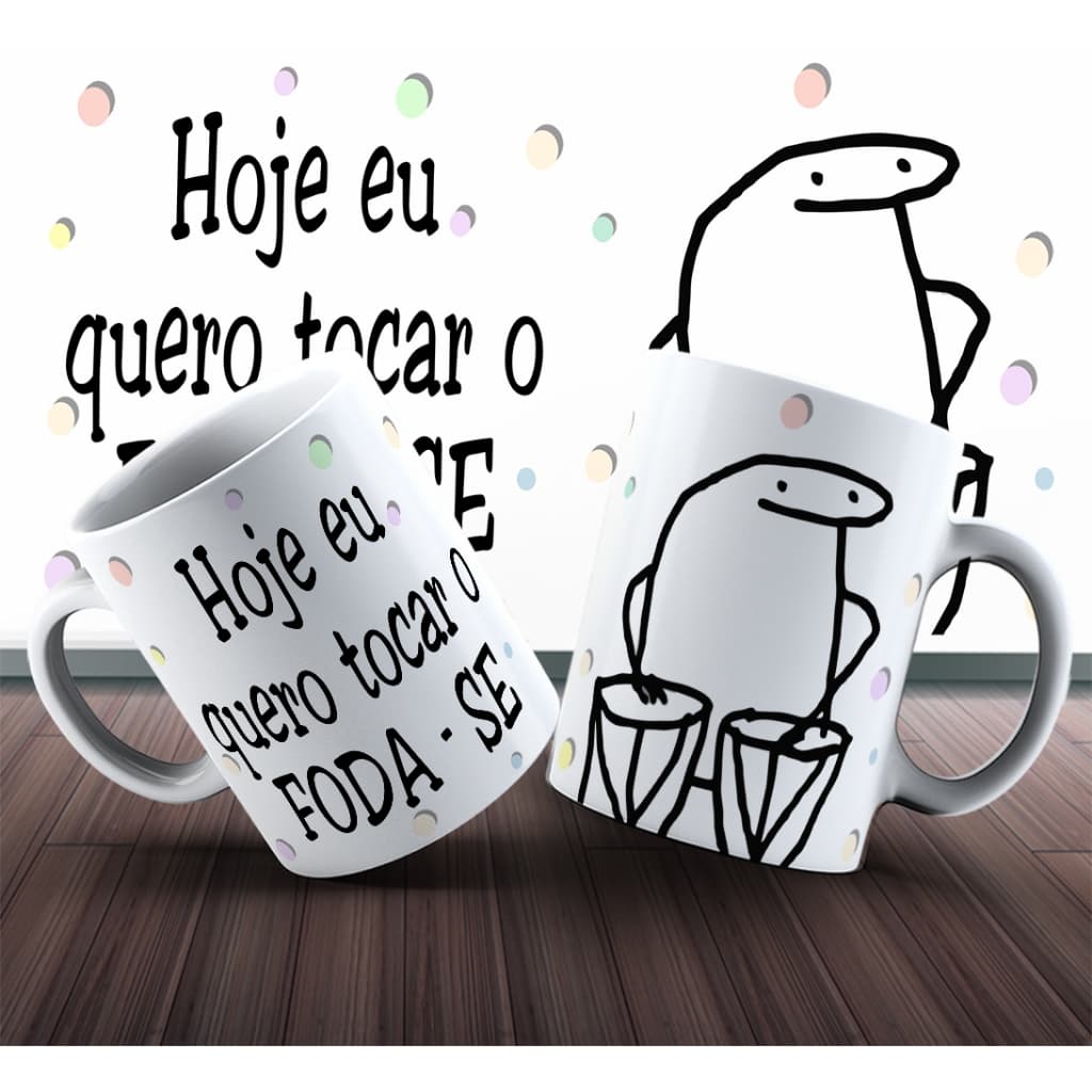 Caneca Flork Divertida - Frases, Memes, Love