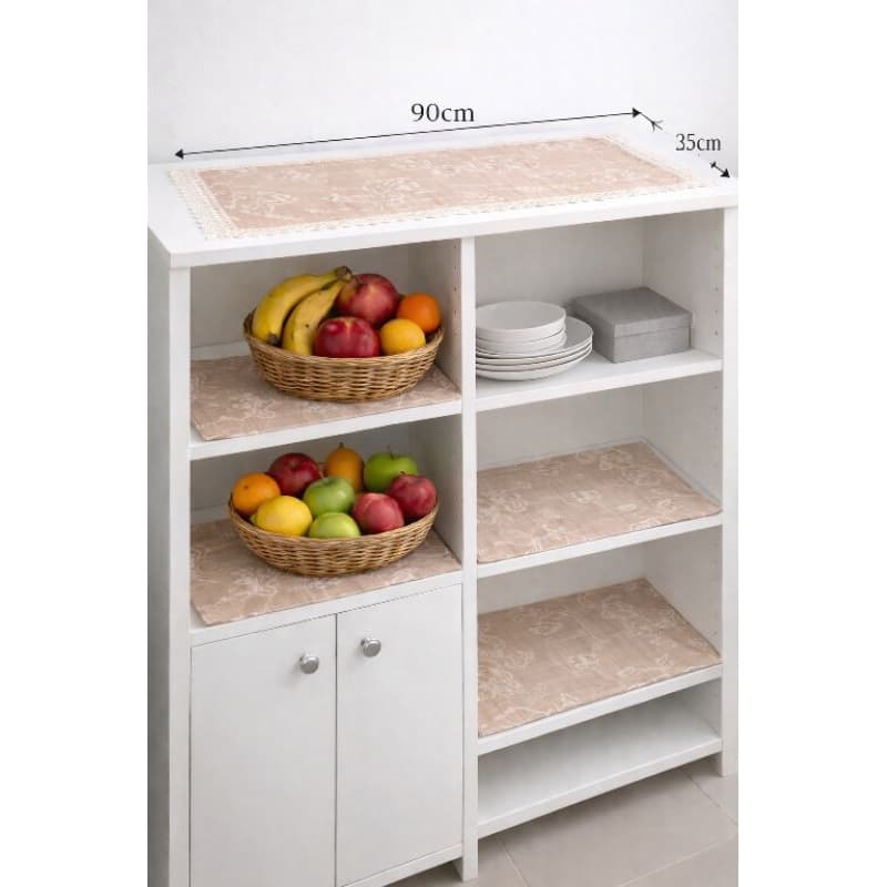 kit 5 peças centro de mesa pano fruteira toalhinhas cozinha pronta entrega