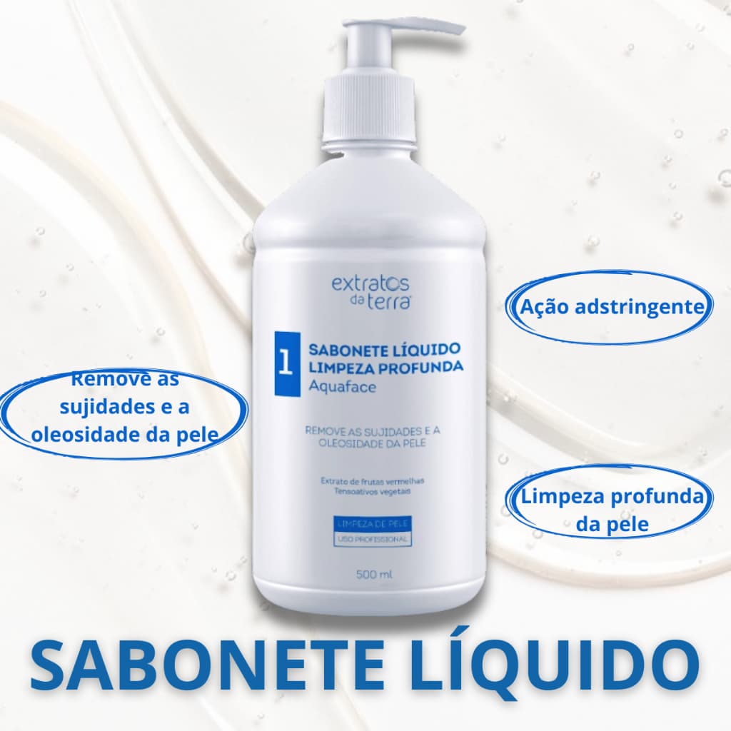 Sabonete Liquido de Limpeza Profunda Extratos da Terra