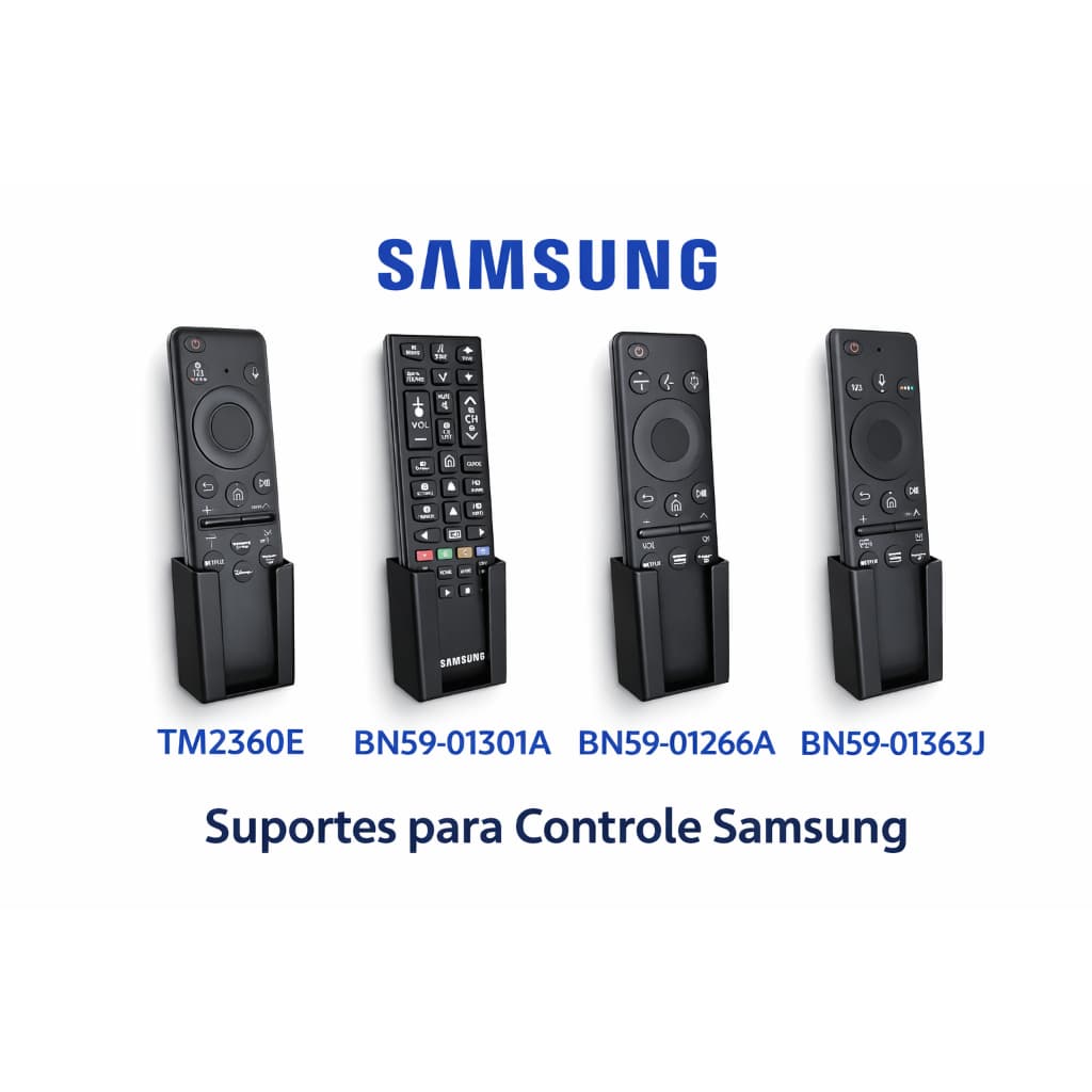 Suporte De Parede ou Mesa Compatível Controle Remoto Tv Samsung (não acompanha Controle)