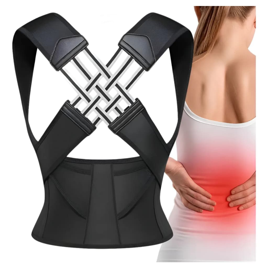 Colete Cinta Corretor Postural Arruma Postura Costas Coluna