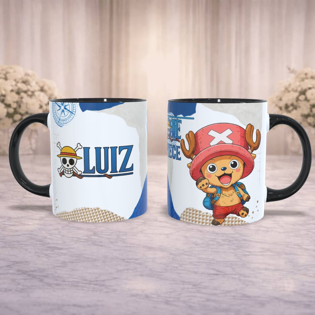 Caneca Personalizada One Piece | Tony Tony Chopper | Com nome Personalizado