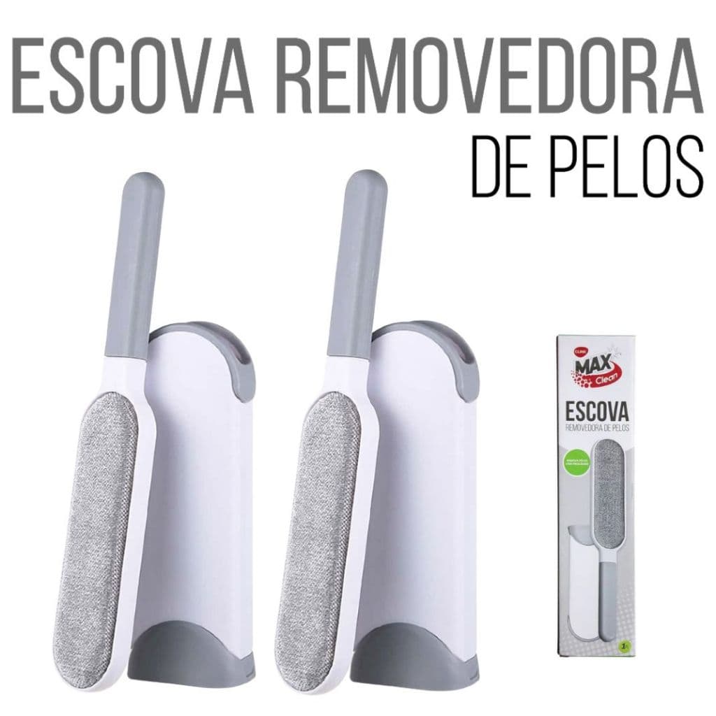 1 ou 2 Escova removedor de pelos e de Fiapos com base de auto-limpeza conjunto + Escova de Bolso
