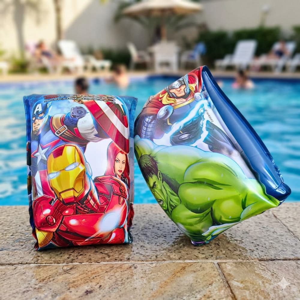 Boia De Braço Infantil Menino Flutuador Inflável Criança Bebê Masculina Praia Piscina Natação Parque Aquático Verão Laze
