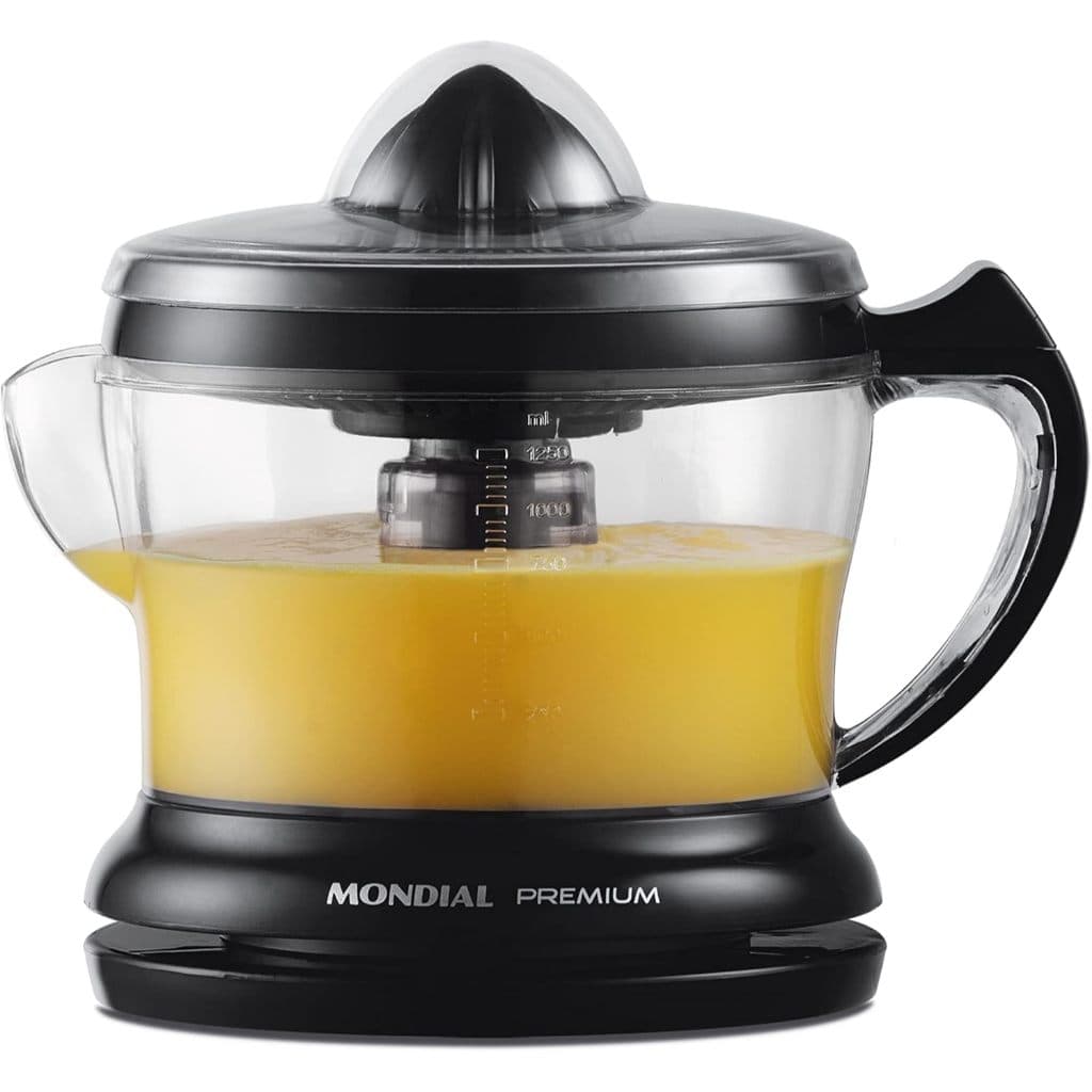 Espremedor de frutas 1,25L com cone extra para limão - E-02 - Mondial