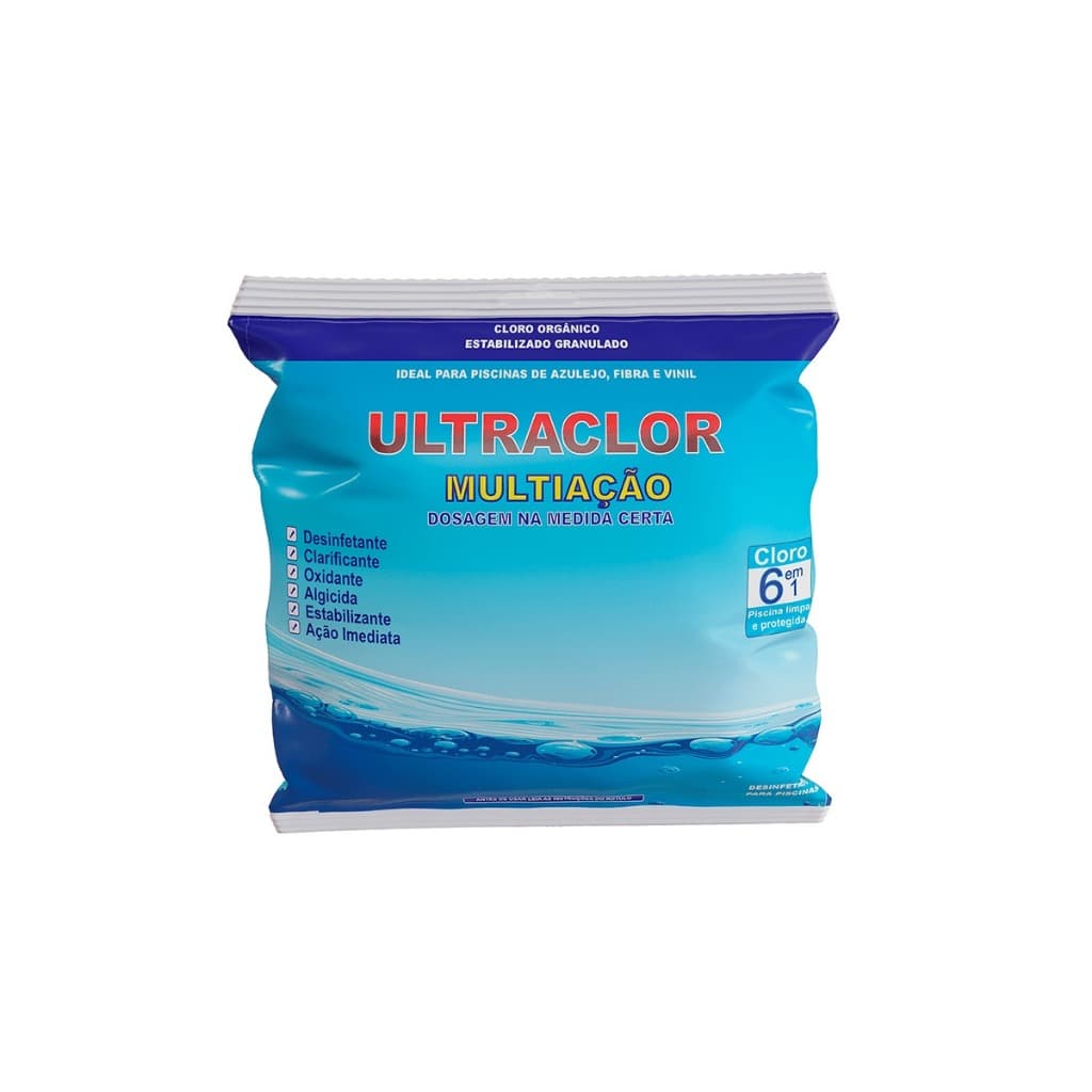 Cloro Multiação 6 em 1 Ultraclor 1kg