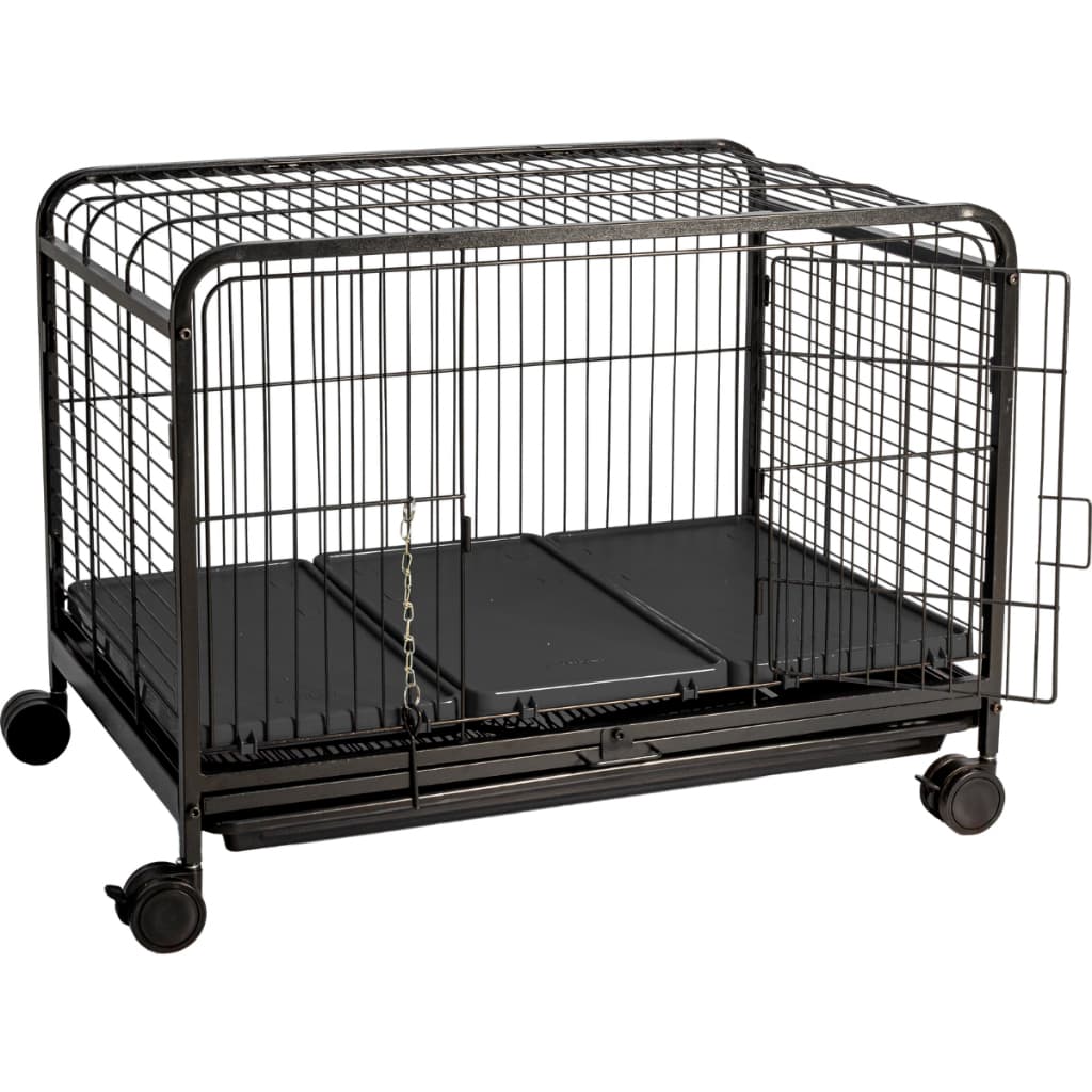 Transportadora P/ Pet Leva Pet Grande Gaiola P/ Pet Lilás e Preto