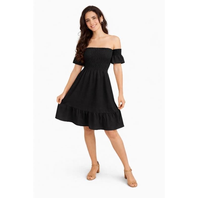 Vestido lastex ciganinha com manga babado rodadinho moda blogueirinha