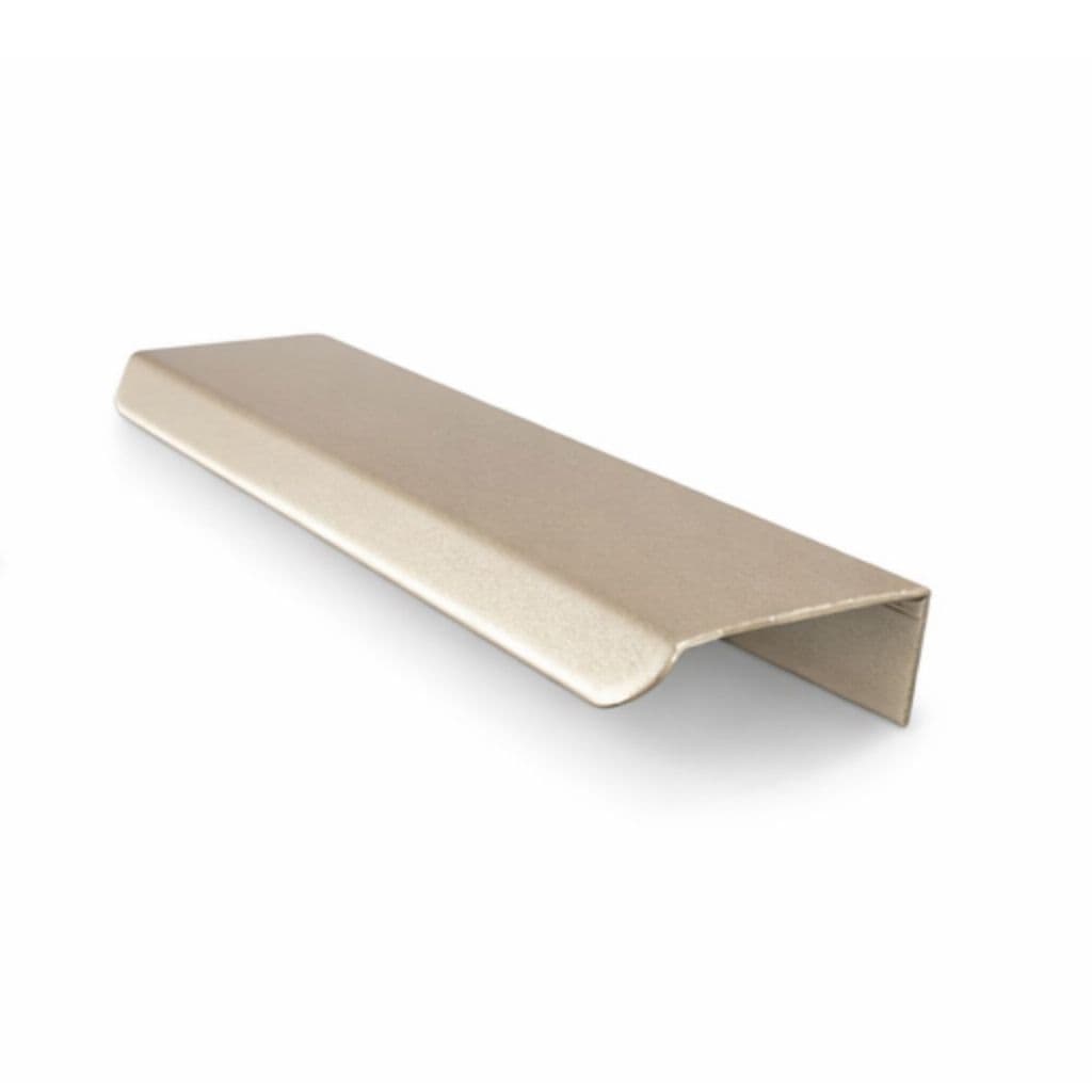 Kit 05 Puxadores 10cm Slim Alumínio Gaveta Portas Cor Champanhe Pintura Eletroestática