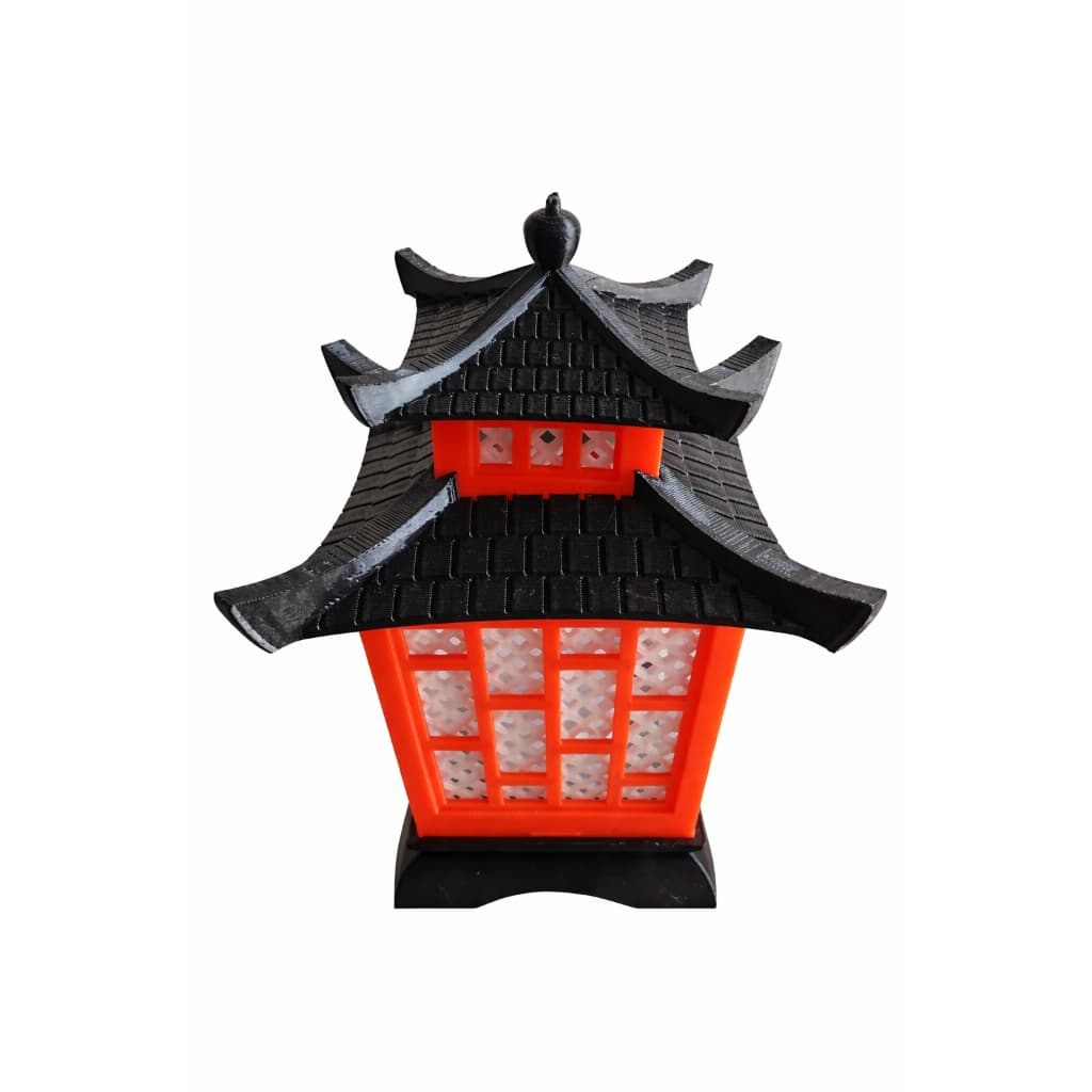 Luminária Oriental Decorativa LED Estilo Japonês