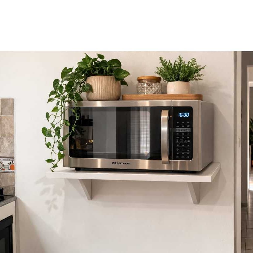 Suporte de Microondas Prateleira MDF 60x40 Universal