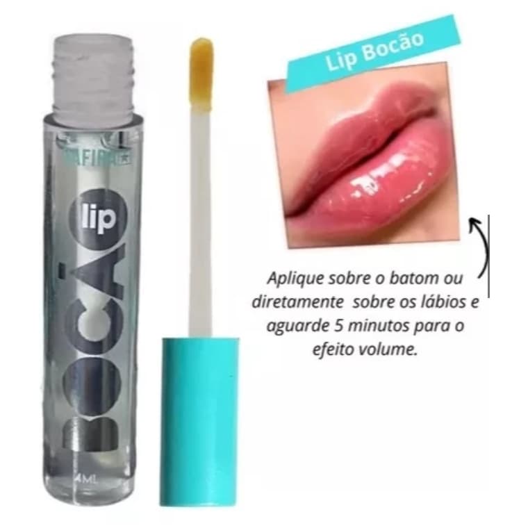 Gloss Lip Bocão - Safira (Efeito bocão) - Volume hidratante e efeito preenchimento