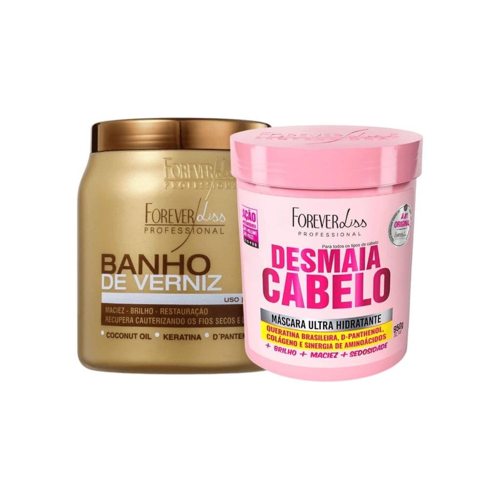 Forever Liss Professional Máscaras Desmaia 950g+ Verniz 1000g