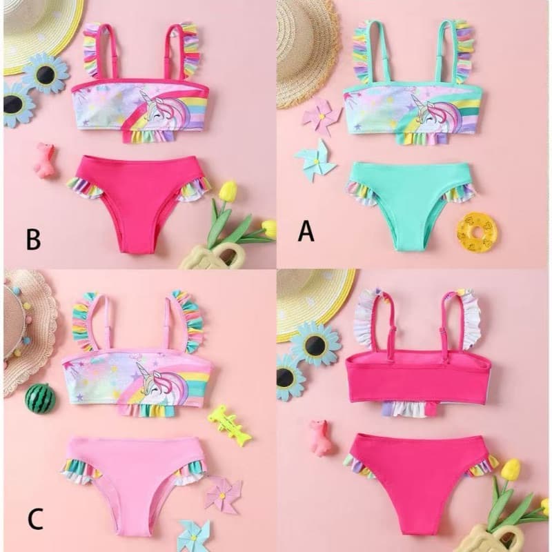 Biquini Infantil Juvenil Com Proteção Uv Praia Piscina 2406