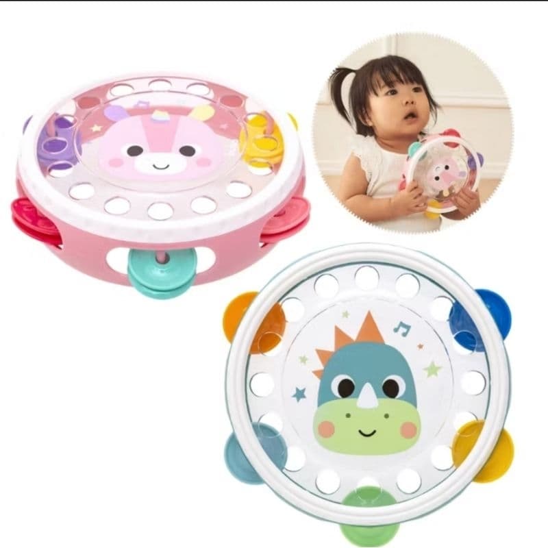Pandeiro infantil - meu primeiro pandeiro zoo buba | brinquedo bebê e infantil musical