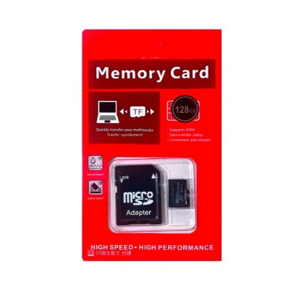 Cartão De Memória Micro Sd 128gb  + Adaptador Sd