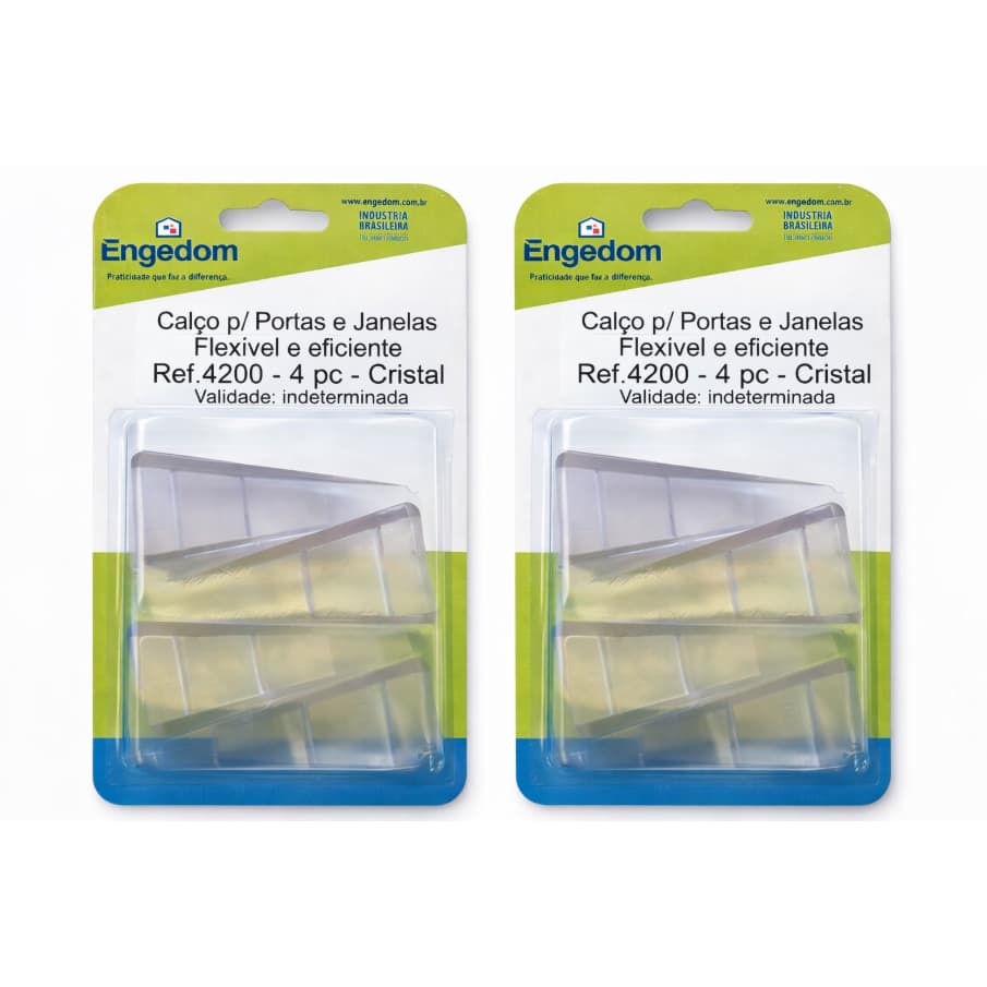 Kit Trava Porta Aparador fixador De Silicone Transparente