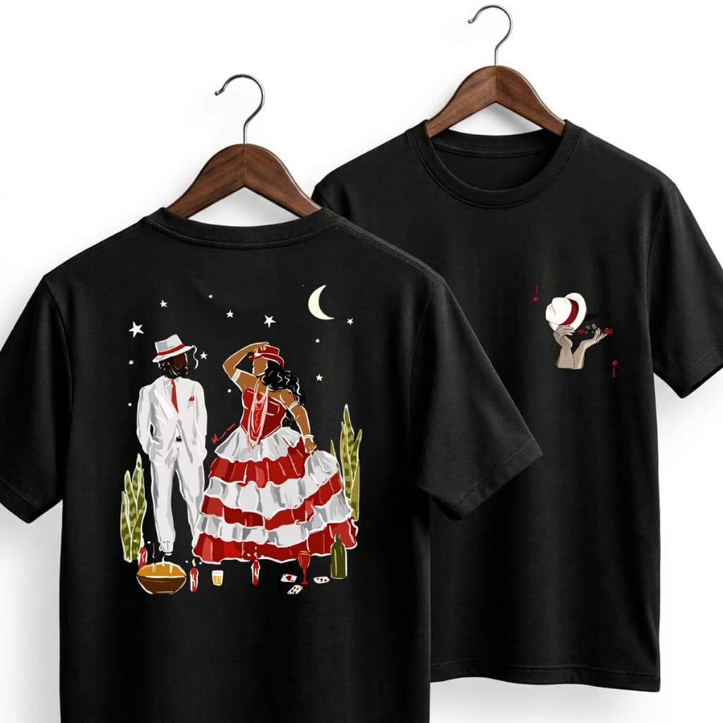 Camiseta Maria Navalha e Ze Pilintra Umbanda 100% Algodão Fio 30.1 Premium Confortável Masculina Feminina