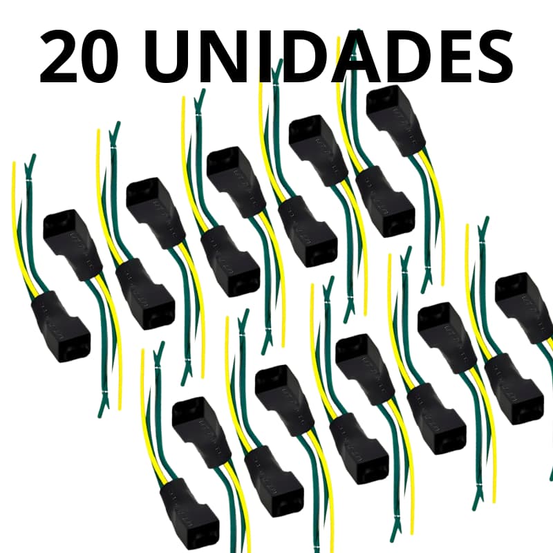 20 Mini Relé 12V 20A | Carro, Moto, Rastreadores GPS
