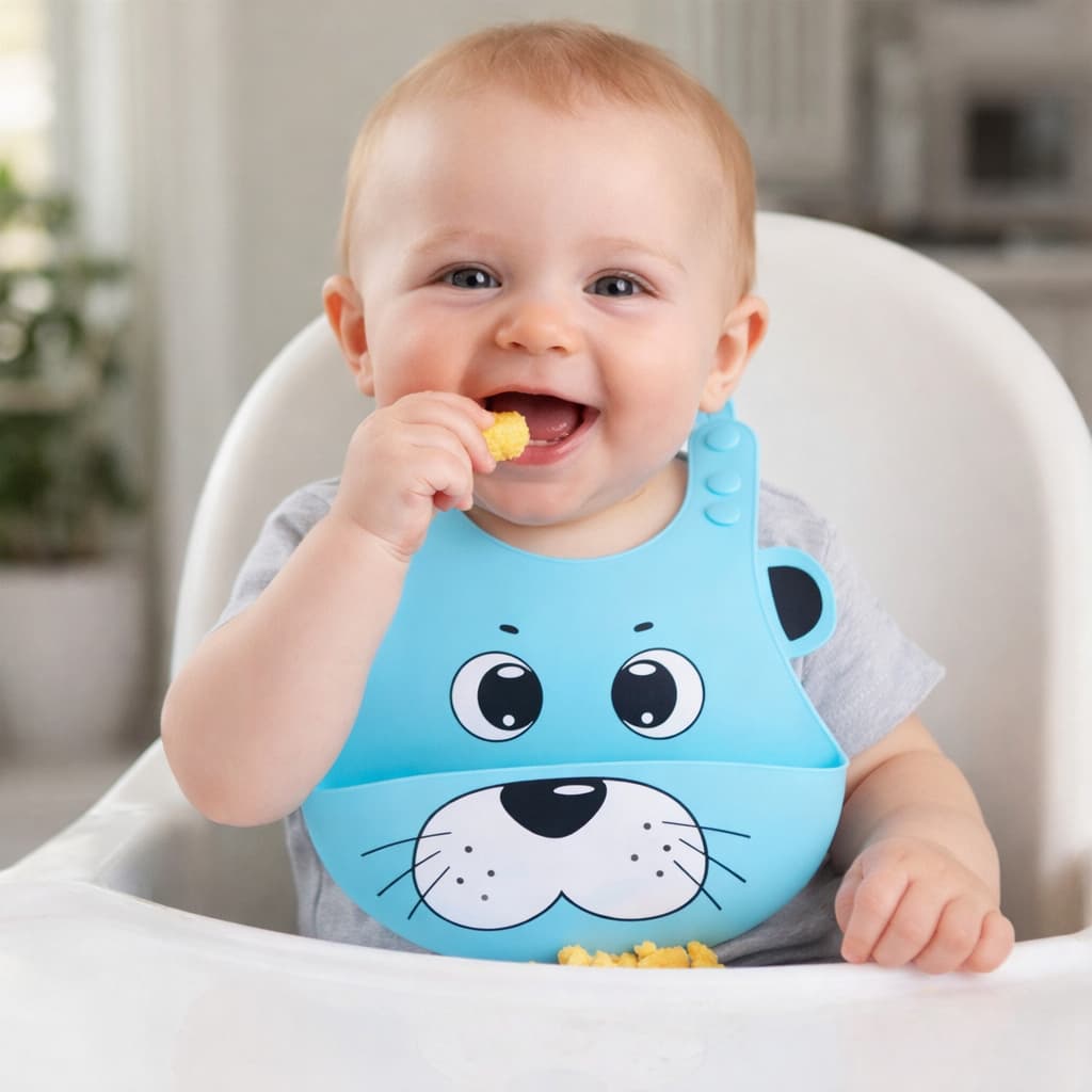 babador infantil silicone Ursinho
