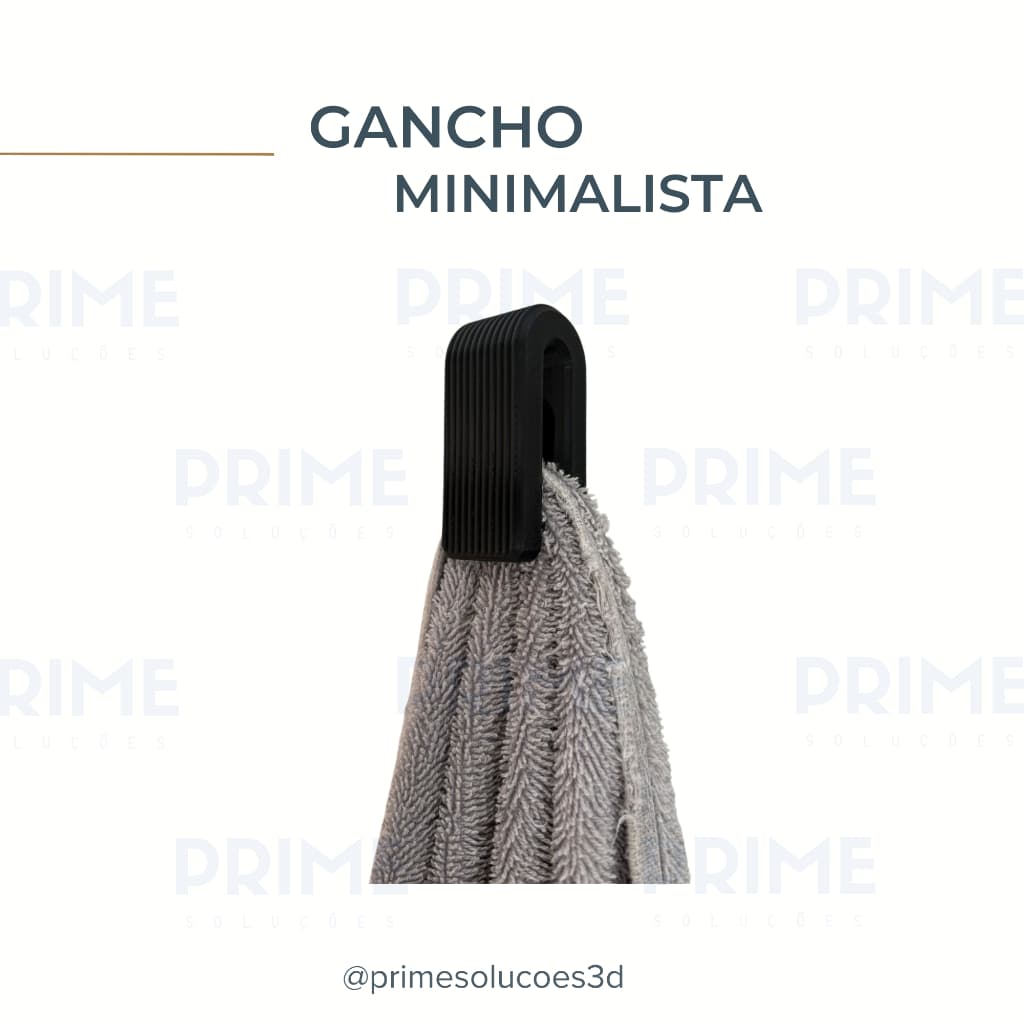 Kit 2 Ganchos Para Toalha Autoadesivo  |  Suporte Moderno minimalista para Banheiro e Cozinha | Porta Toalha Minimalista