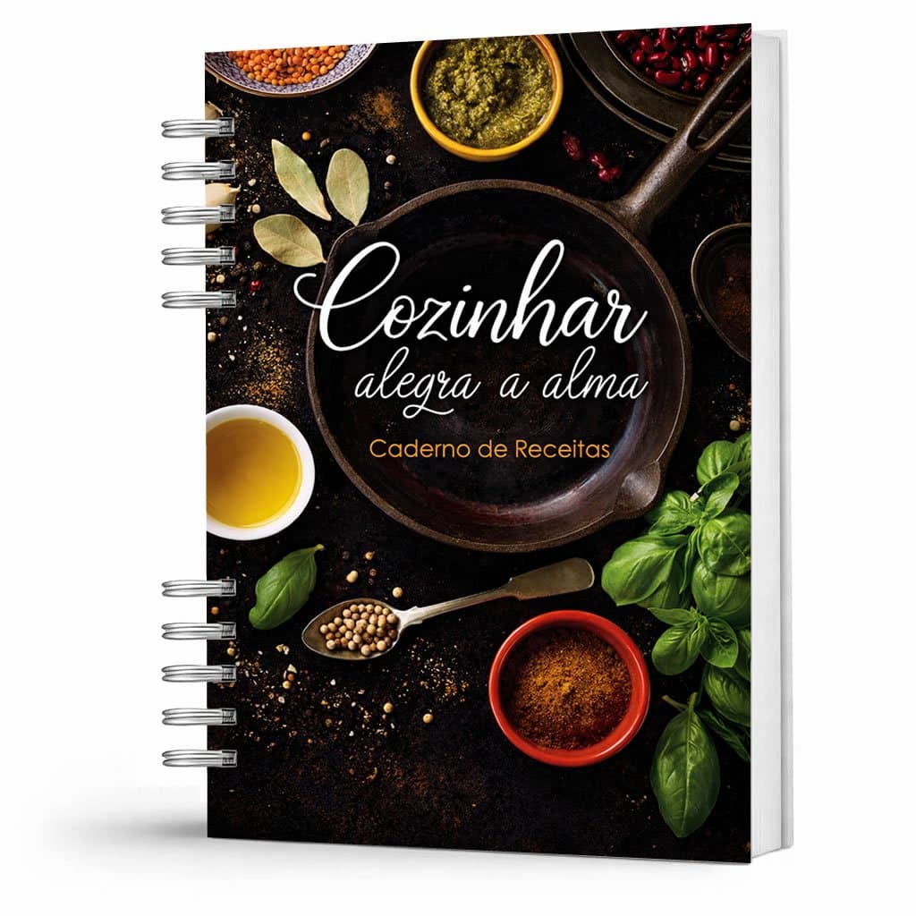 Caderno De Receita Capa Dura 100 Folhas Preto