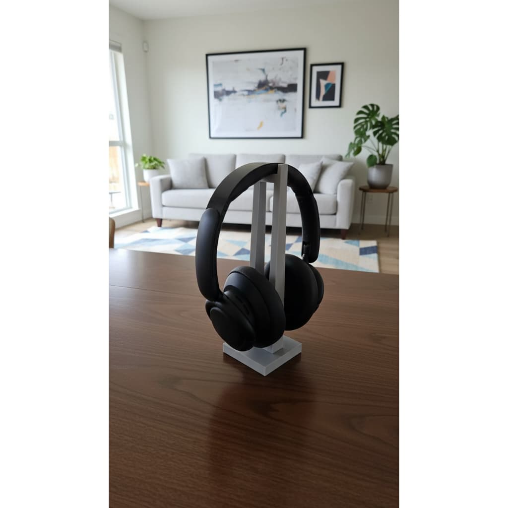 Suporte para Fone de Ouvido de Mesa Organizador de Headset Minimalista para Setup Gamer Escritório