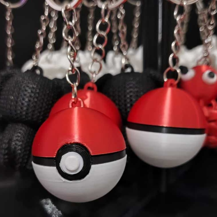 Chaveiro Pokebola Pokemon Geek Decorativo Mochila Chaves