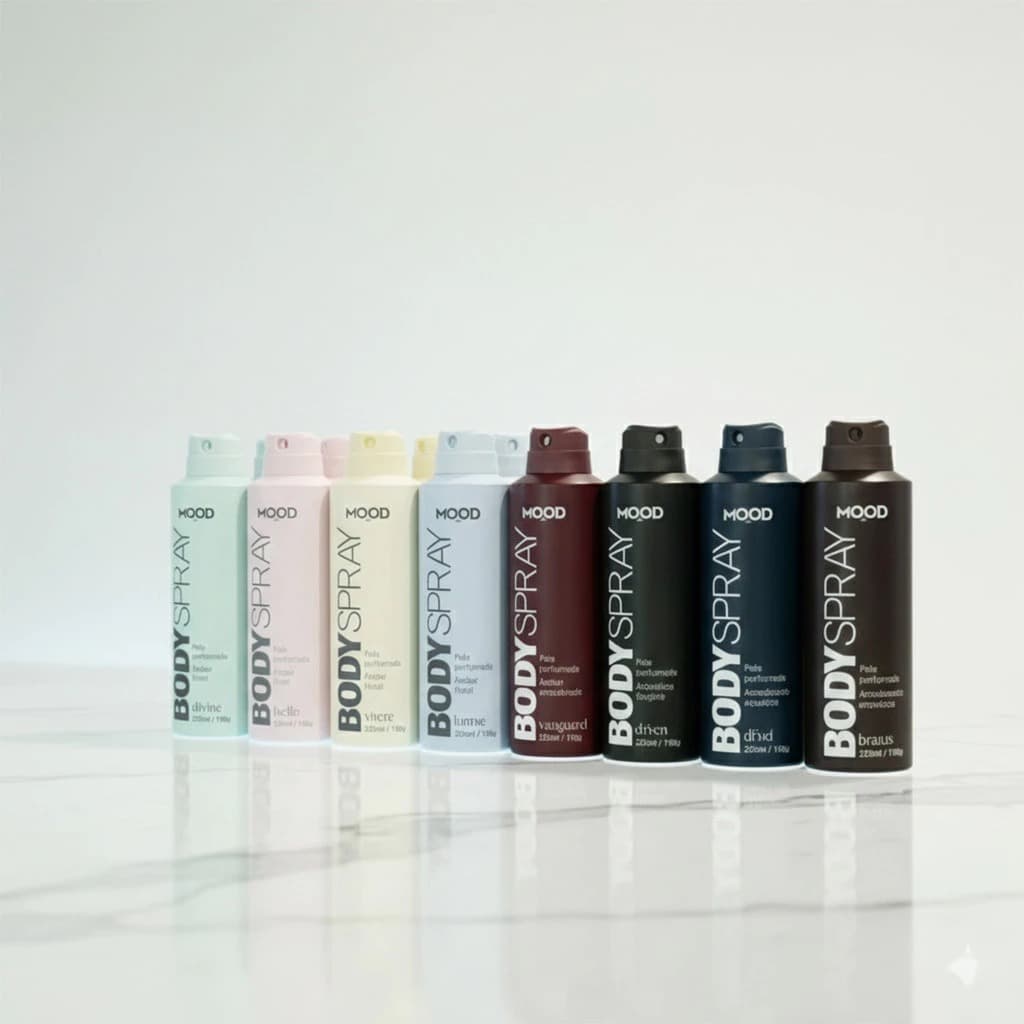 Body Spray Mood Masculino Feminino 225ml
