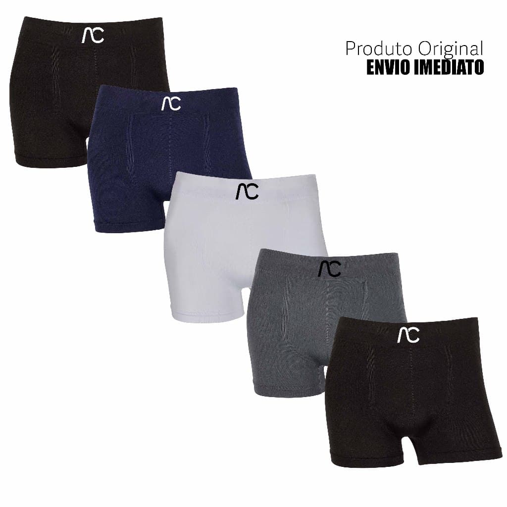 Kit 2 ou 5 cuecas boxer marca AC & Co Microfibra Originais