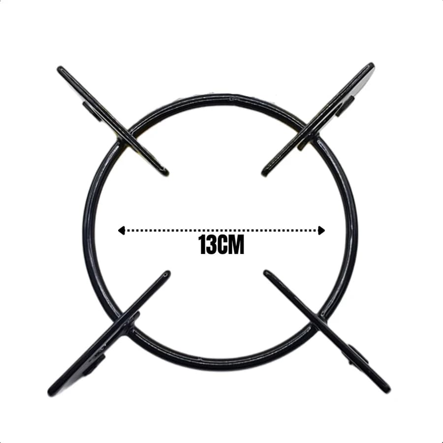 Trempe Grelha Grade Fogão Cooktop Fischer 13cm 4/5 Bocas