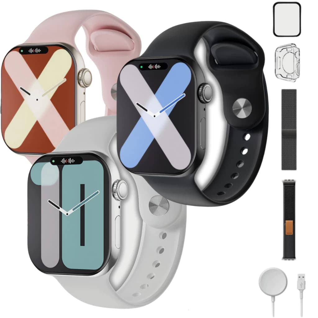 Smartwatch W10 PRO Serie 10 Chatgpt Nfc Ip68 Siri Bússula GPS Motion Bluetooth Tradutor Gravador
