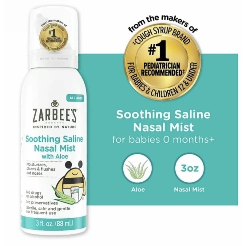 Solução Salina Nasal Zarbee's Spray