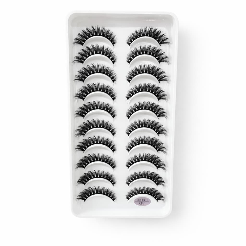 Cilios 3D H13CAT - Cartela com 10 pares