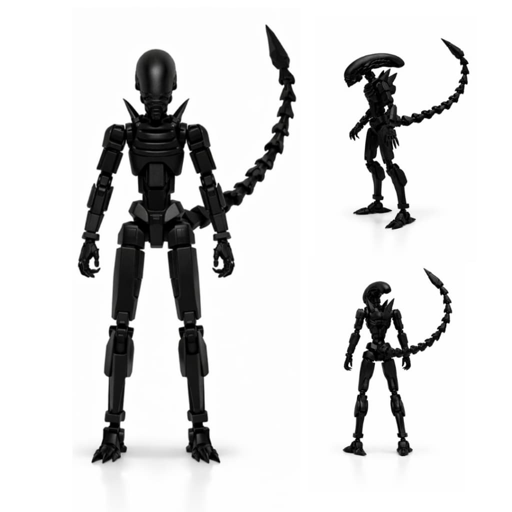 Boneco Dummy 13 Articulado 3d Alien Montado