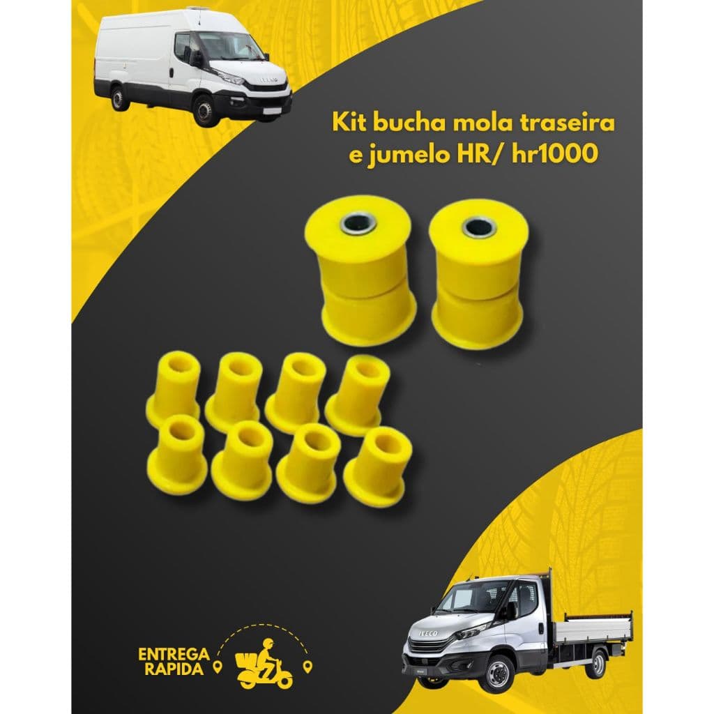 kit bucha e jumelo, da hr, hr1000