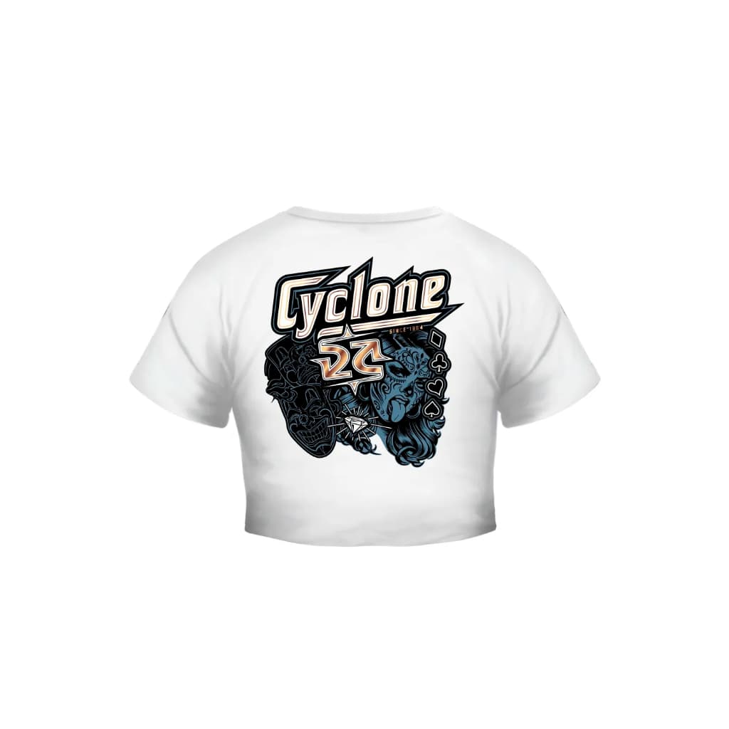 Cropped Cyclone 7 Copas Streetwear 100% Algodão
