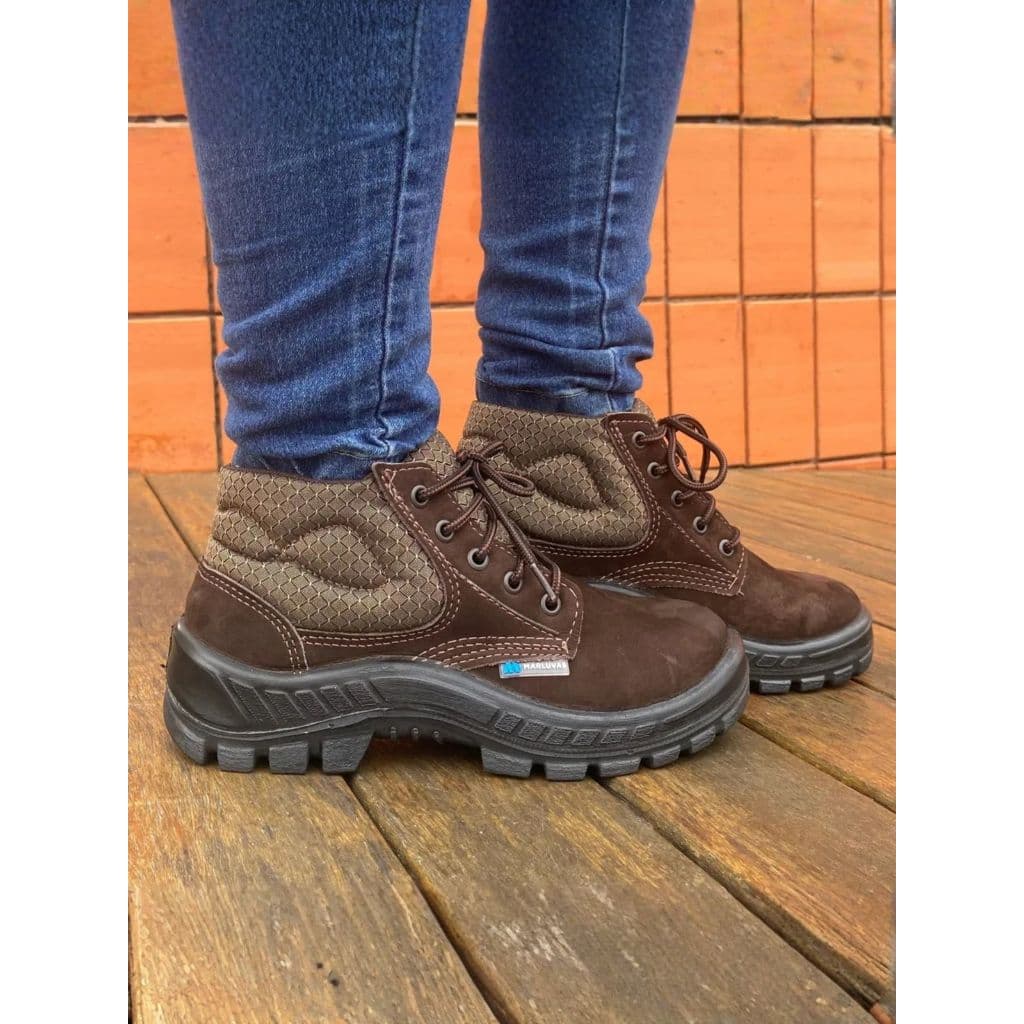 Botina Nobuck Marluvas 50b26-bp Unissex Confortável