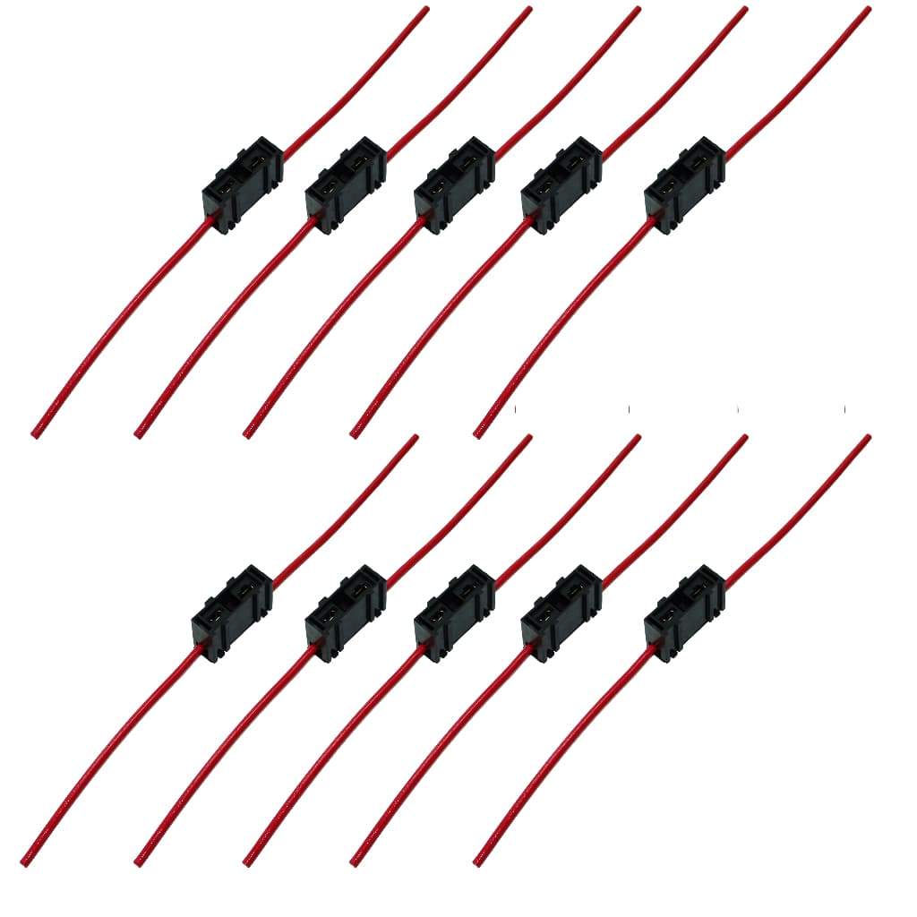 10 X Porta Fusivel Max 4mm - Automotivo Ou Energia Solar