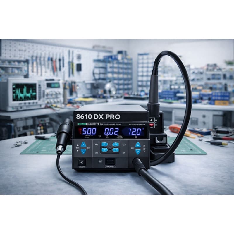 Maquina de ar quente SUGON 8610 PRO Estação De Retrabalho Profissional Sugon 8610dx PRO 110v Ou 220v.~KIT COMPLETO