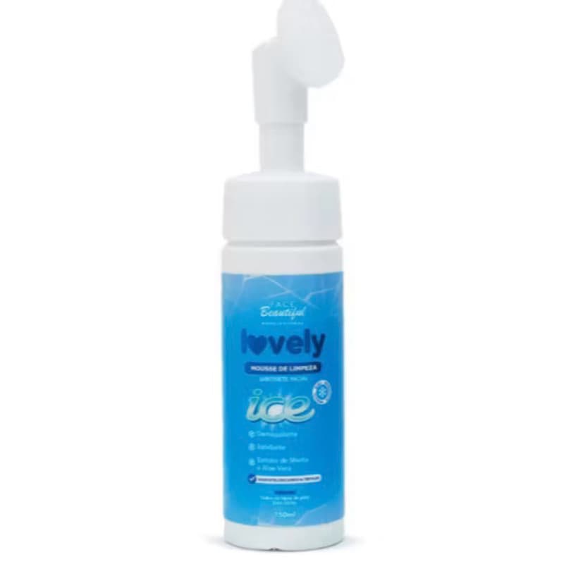 Mousse Limpeza Facial Ice Refrescante Facebeauty 150 Ml Esfoliate, Demaquilante - Vegano