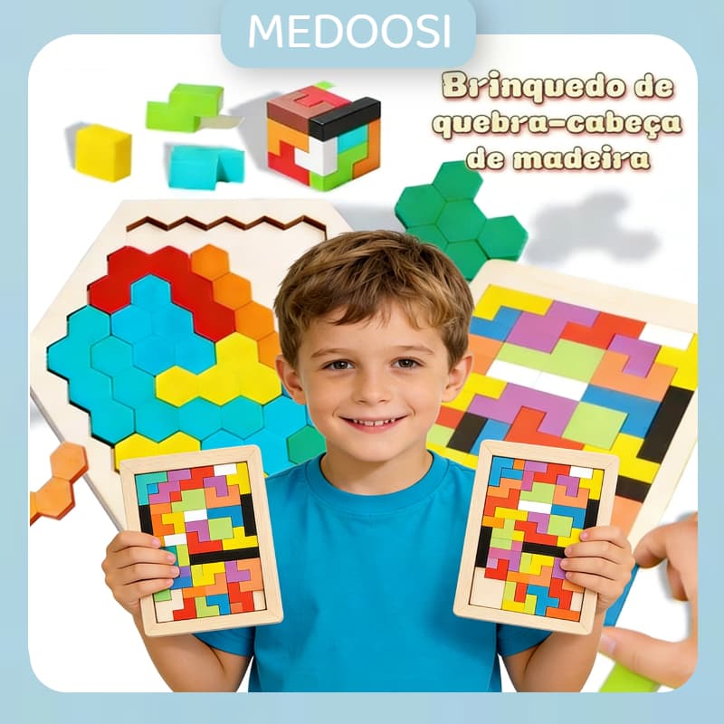 Brinquedos de quebra-cabeças de madeira/crianças quebra-cabeças early teaching blocks/tangram/tic-toe/concentração trein