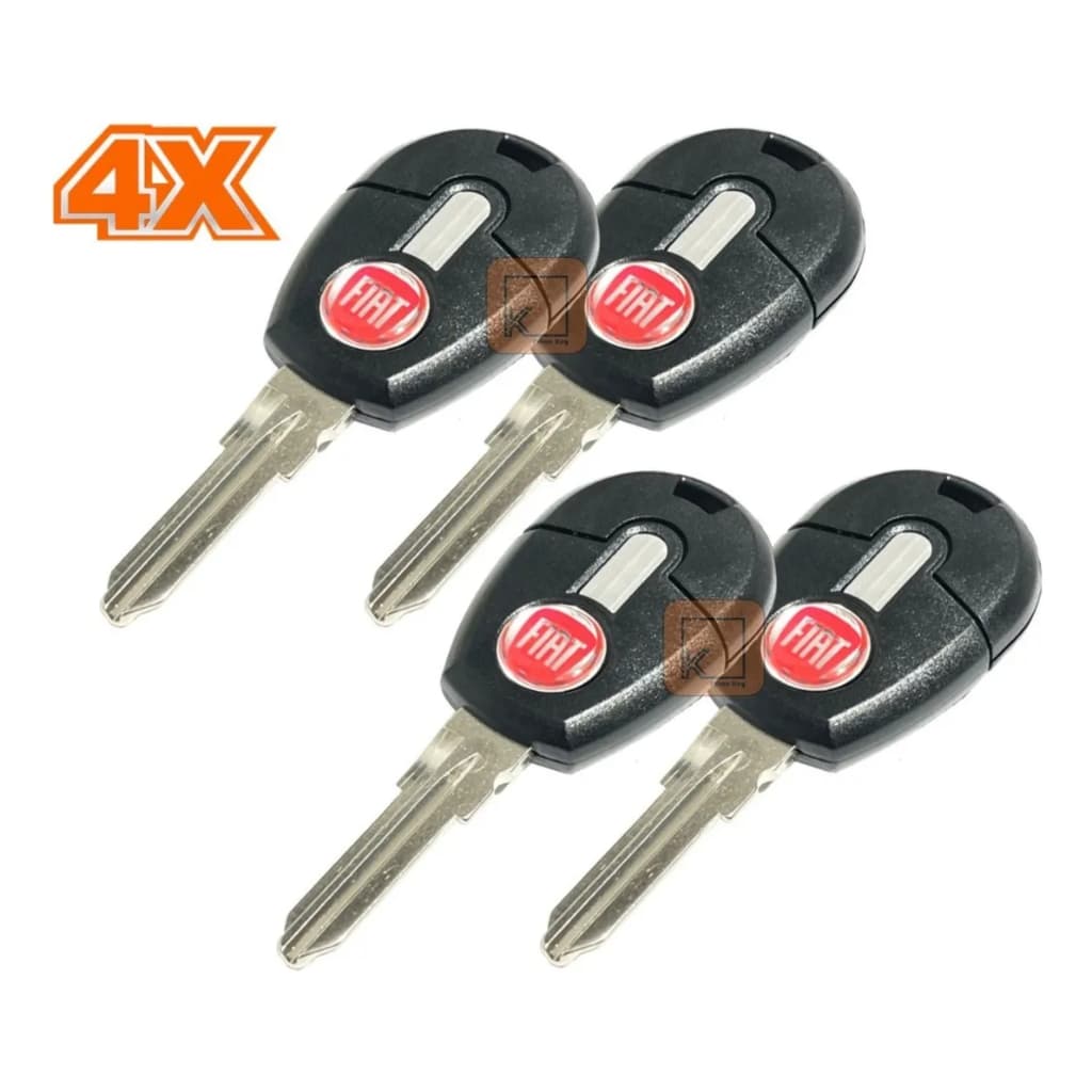 Kit 4 Chaves Fiat Palio 2001 2014 Oca Yale Sem Chip