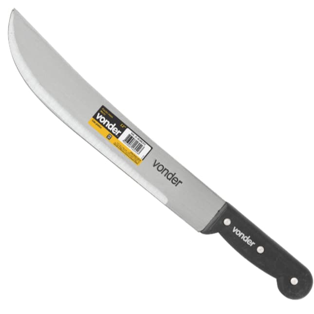 Facão para mato 12" em aço carbono cabo de plástico Vonder