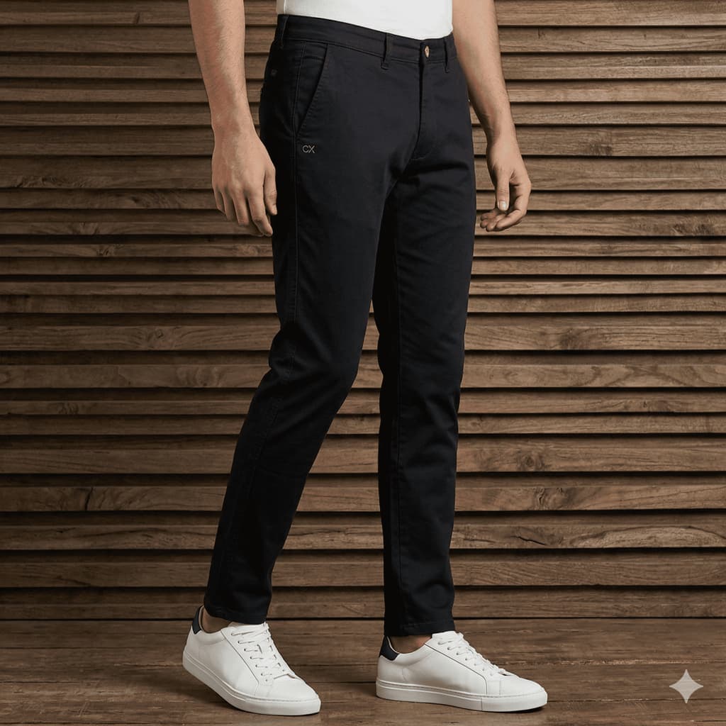 Calça Ogochi Slim Sarja Esporte Fino Masculina Original