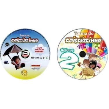 DVD Turma Do Cristaozinho Vol.1,2 & 3 - Envio Imediato