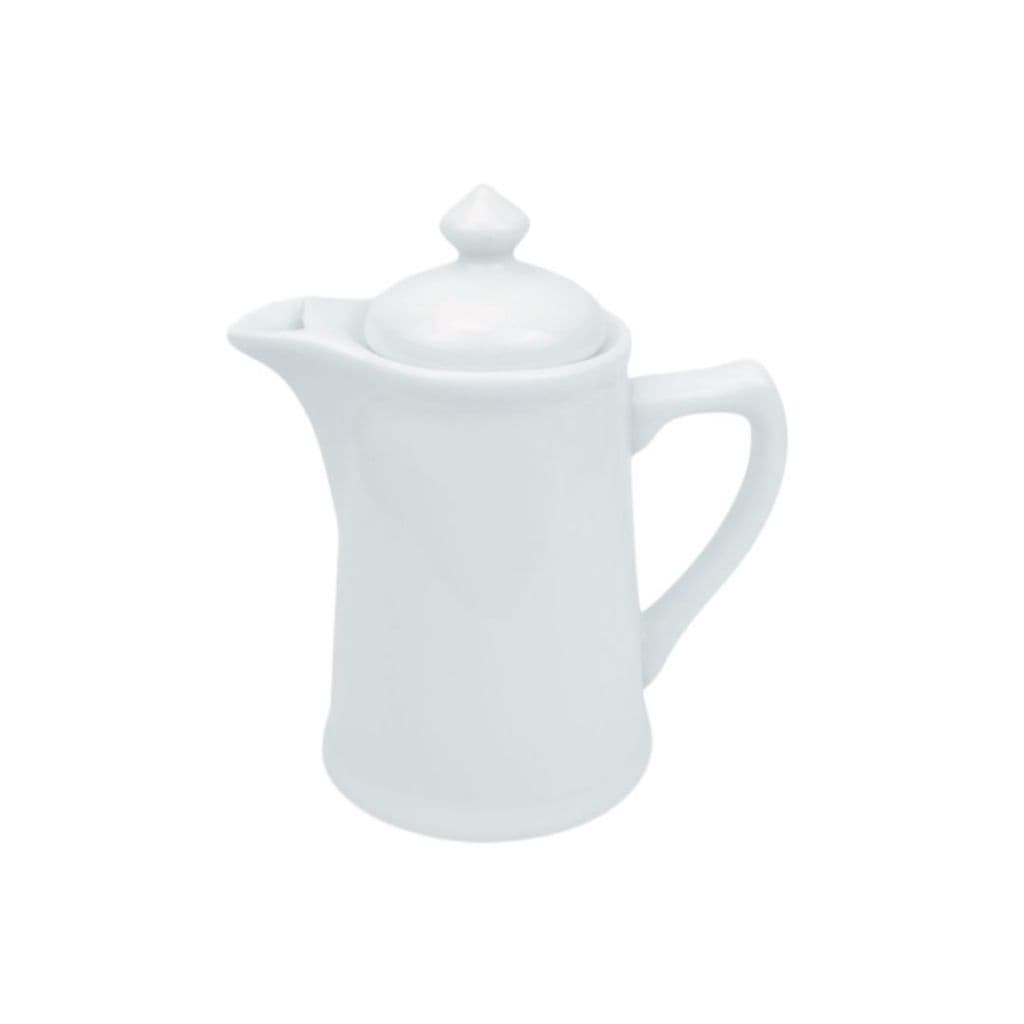 Bule Clássico 600ml Mod. Café Texas Em Porcelana Branca