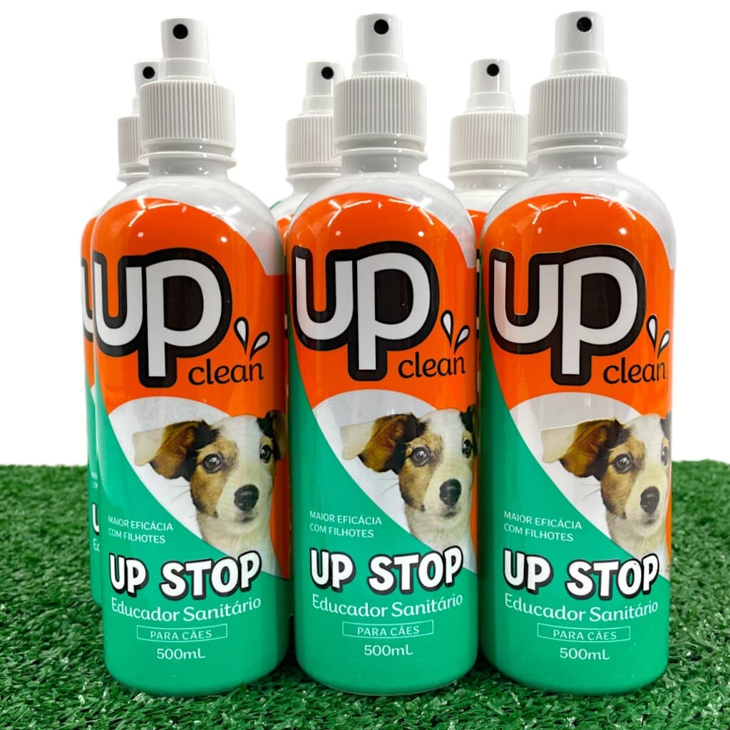 06x Educador 500ml Sanitário Pet Xixi NÃO PODE Cães Spray Limão